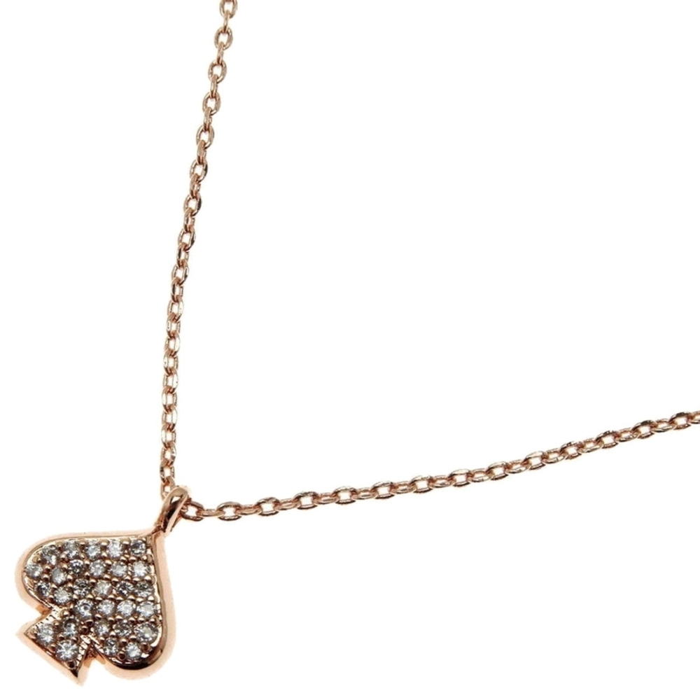 SALE 🎉 NWT Kate Spade Everyday Spade Pave Mini Pendant - Picture 3 of 5